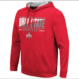 Men's Ohio State Buckeyes Colosseum Slash Stack 2.0 Pullover Hoodie