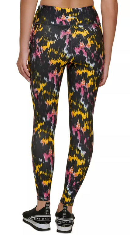 DKNY Sport Printed High-Waist 7/8 Leggings