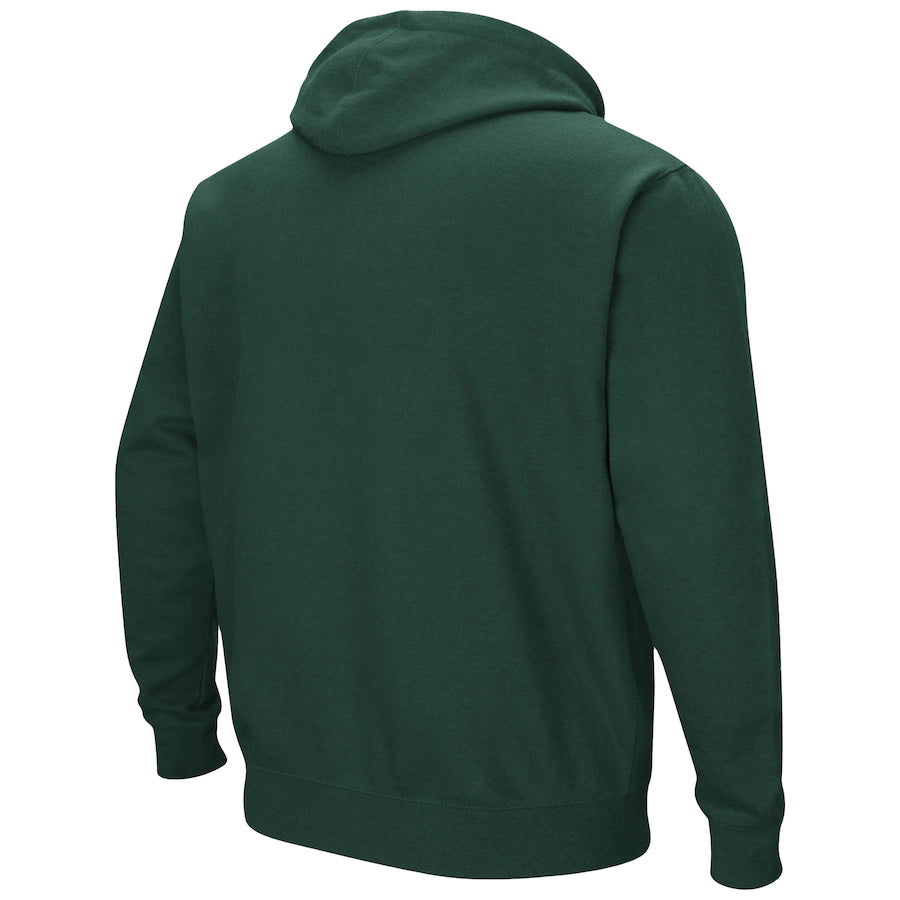 Michigan State Spartans Colosseum Men's Arch & Logo 3.0 Pullover Hoodie