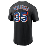 Justin Verlander New York Mets Nike 2023 Name & Number T-Shirt