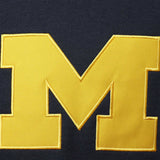 Michigan Wolverines Colosseum Women's Big Logo Team Pullover Hoodie