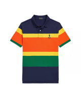 Polo Big Boys Striped Cotton Mesh Polo Shirt